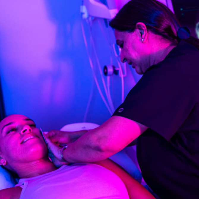 Ageless Beauty, Effortless Doctor preparing patient to the procedure