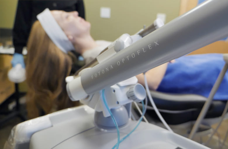 Non-Invasive Solution for Sleep Apnea A photo of Fotona technique
