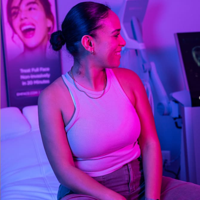 Doctor and patient are smiling